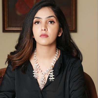 Pearly Amethyst Puai Necklace
