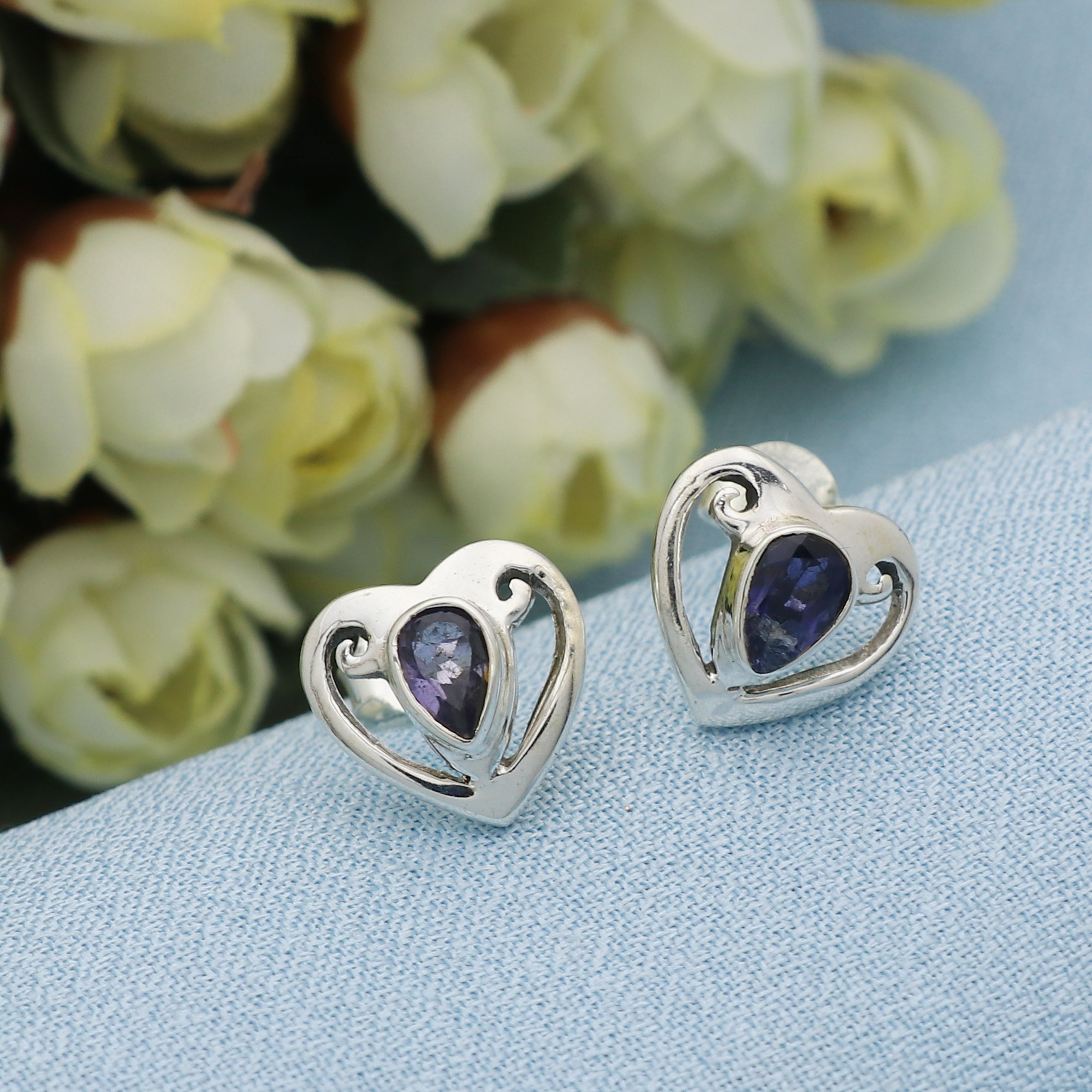 Heart Studs