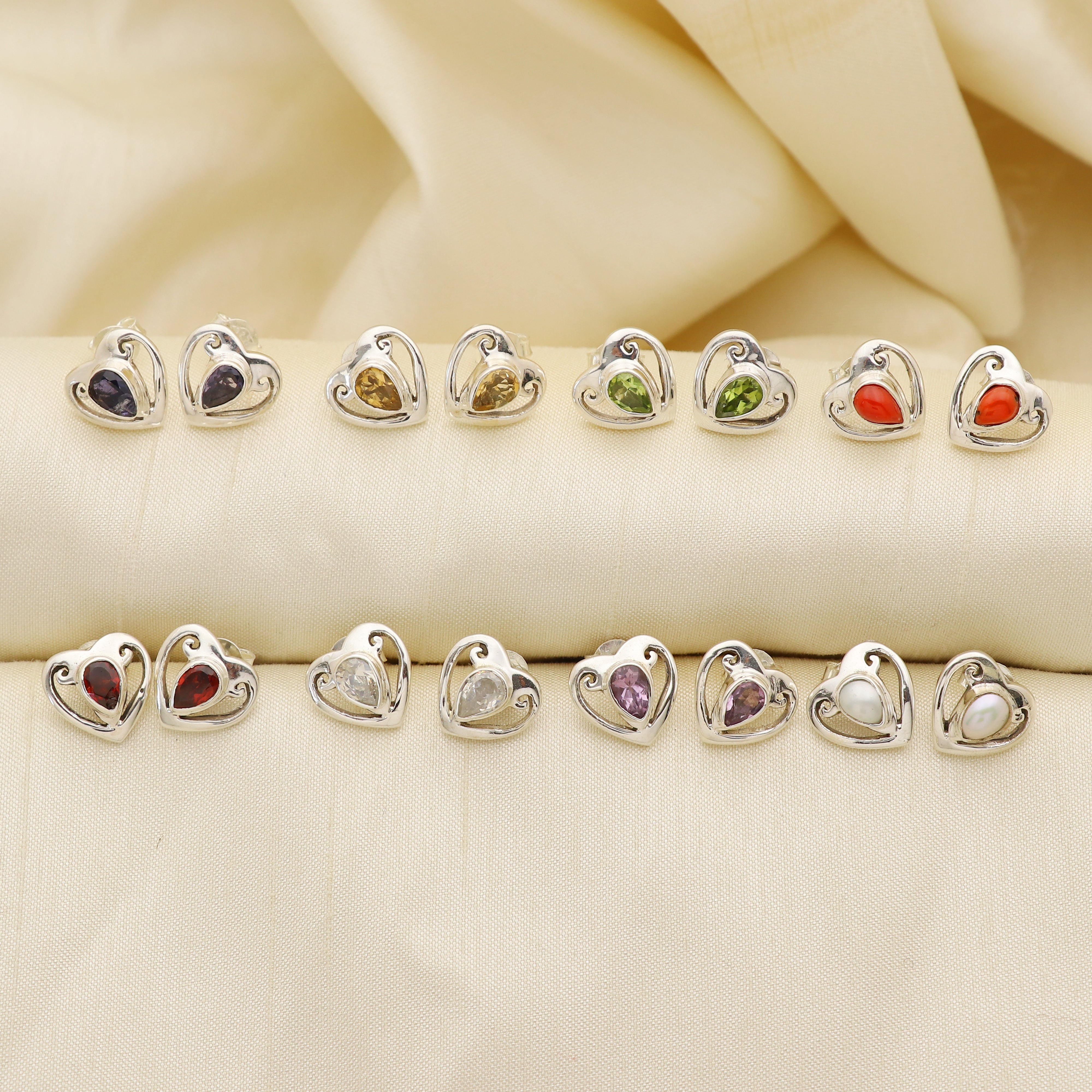 Heart Studs