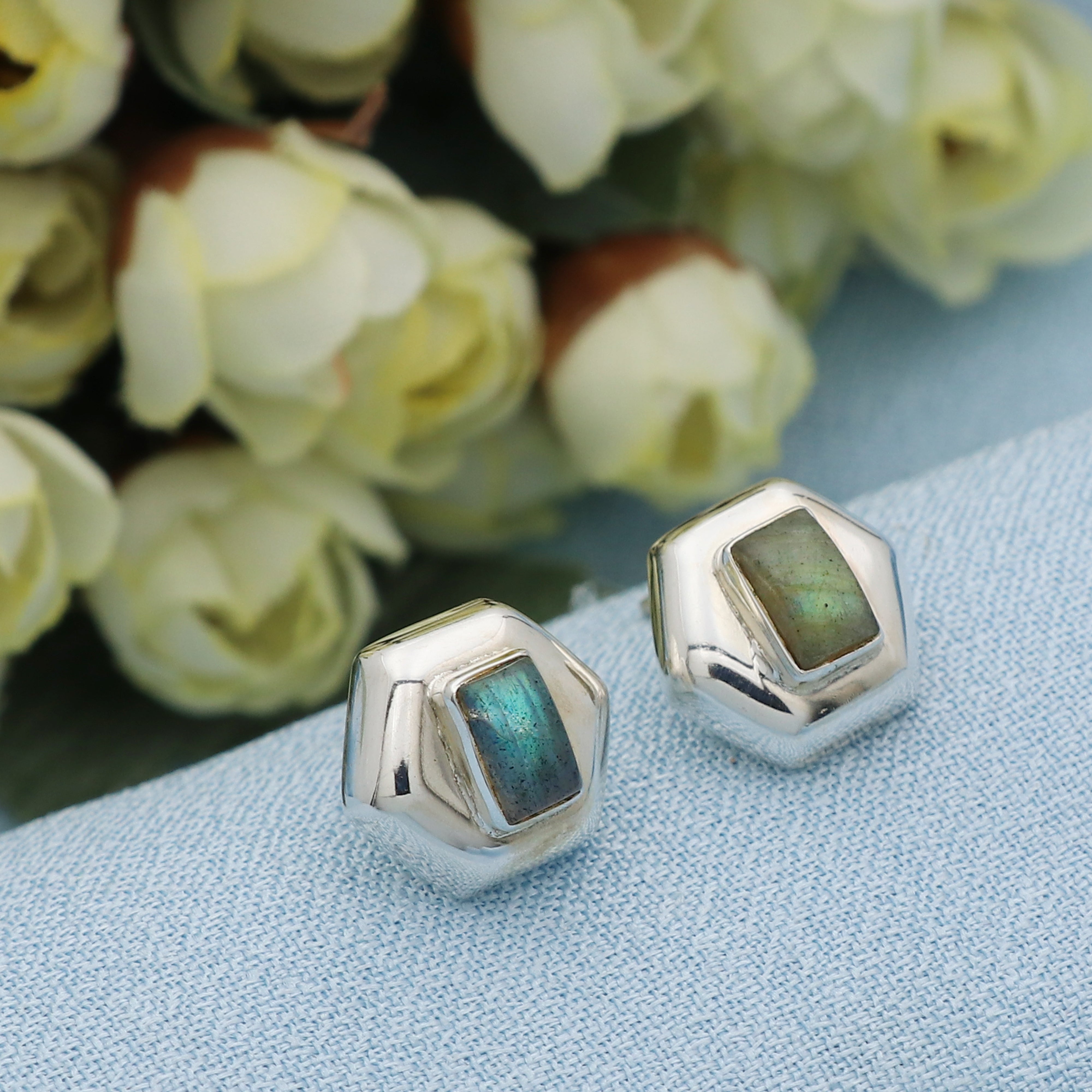 Hexagon Studs