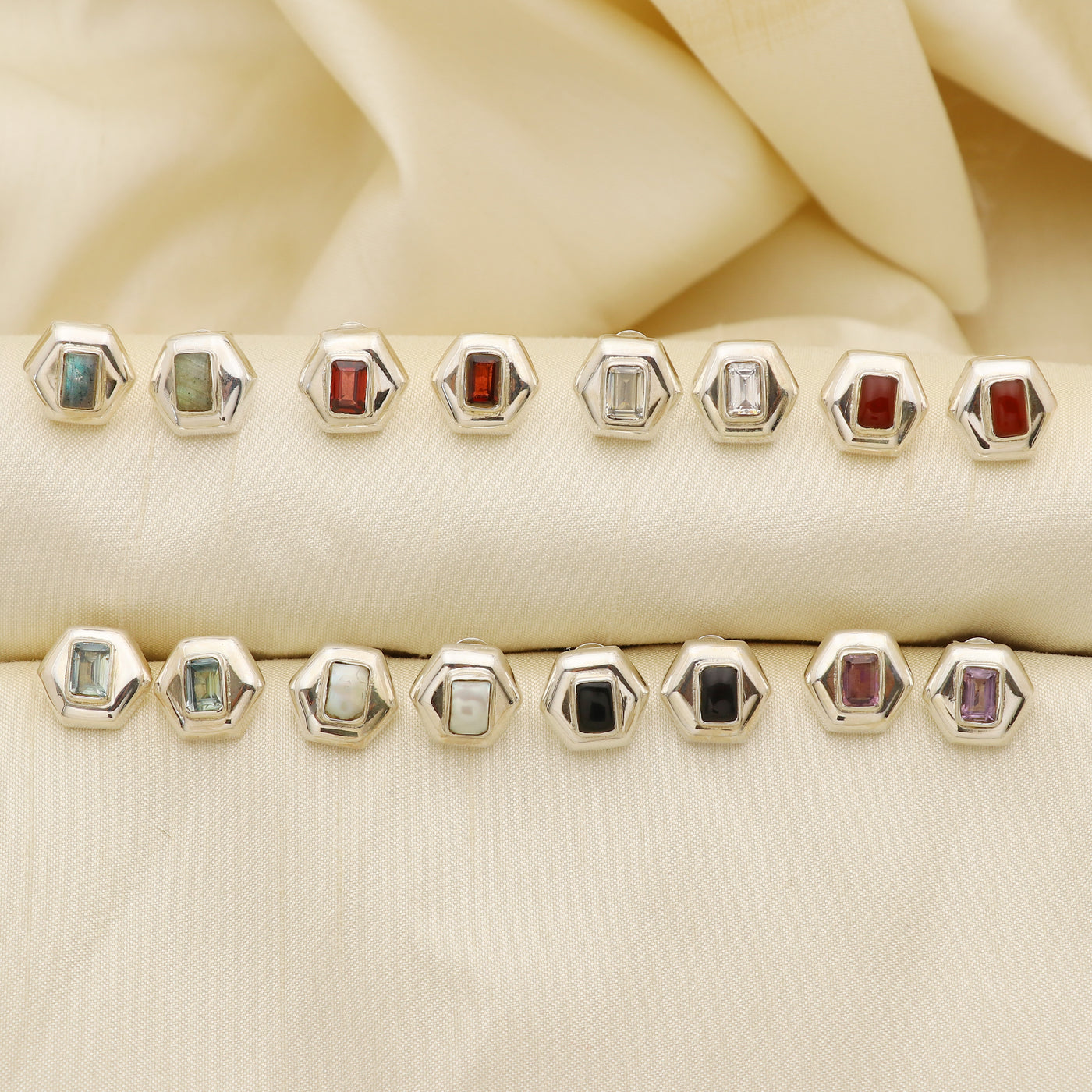 Hexagon Studs