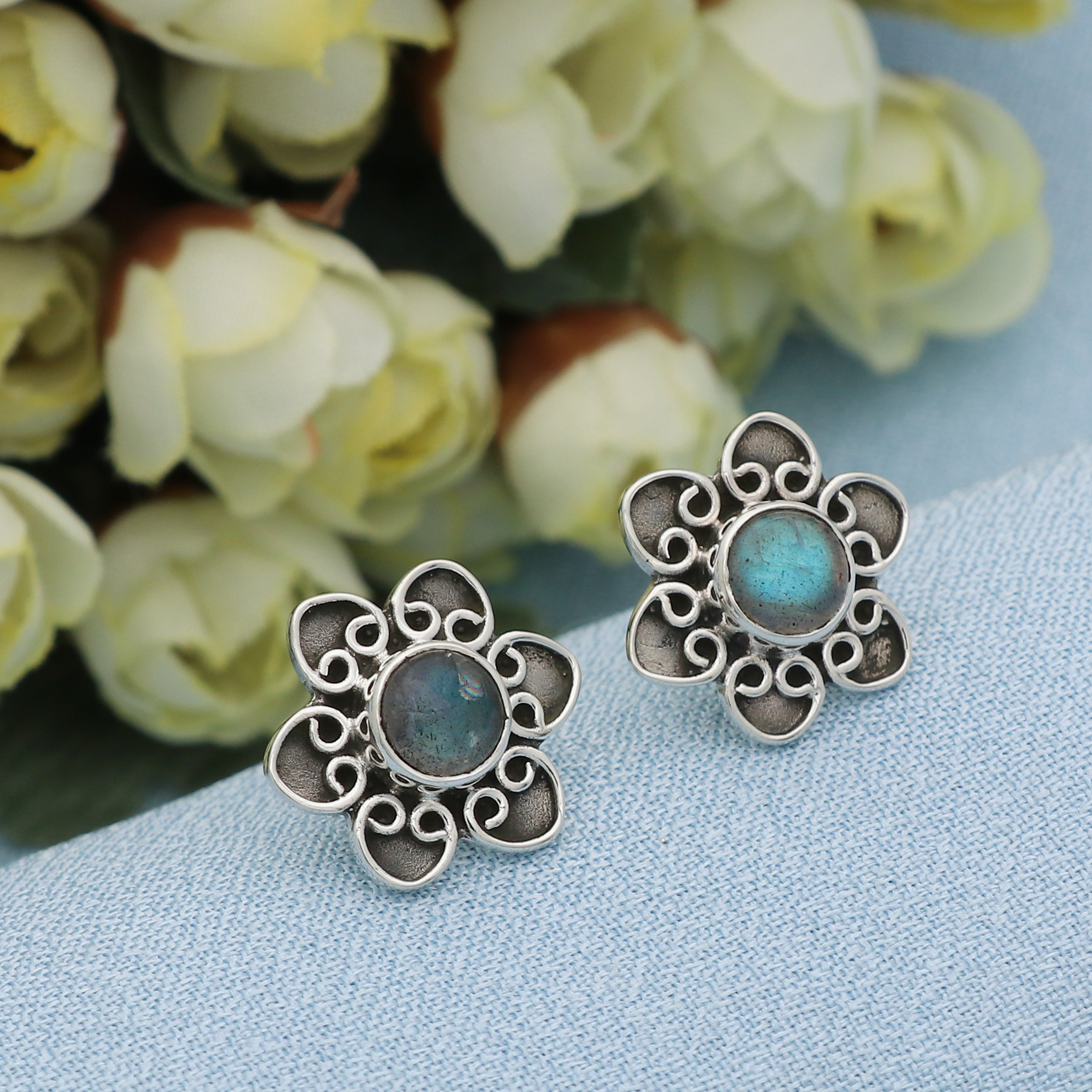Flowery Studs