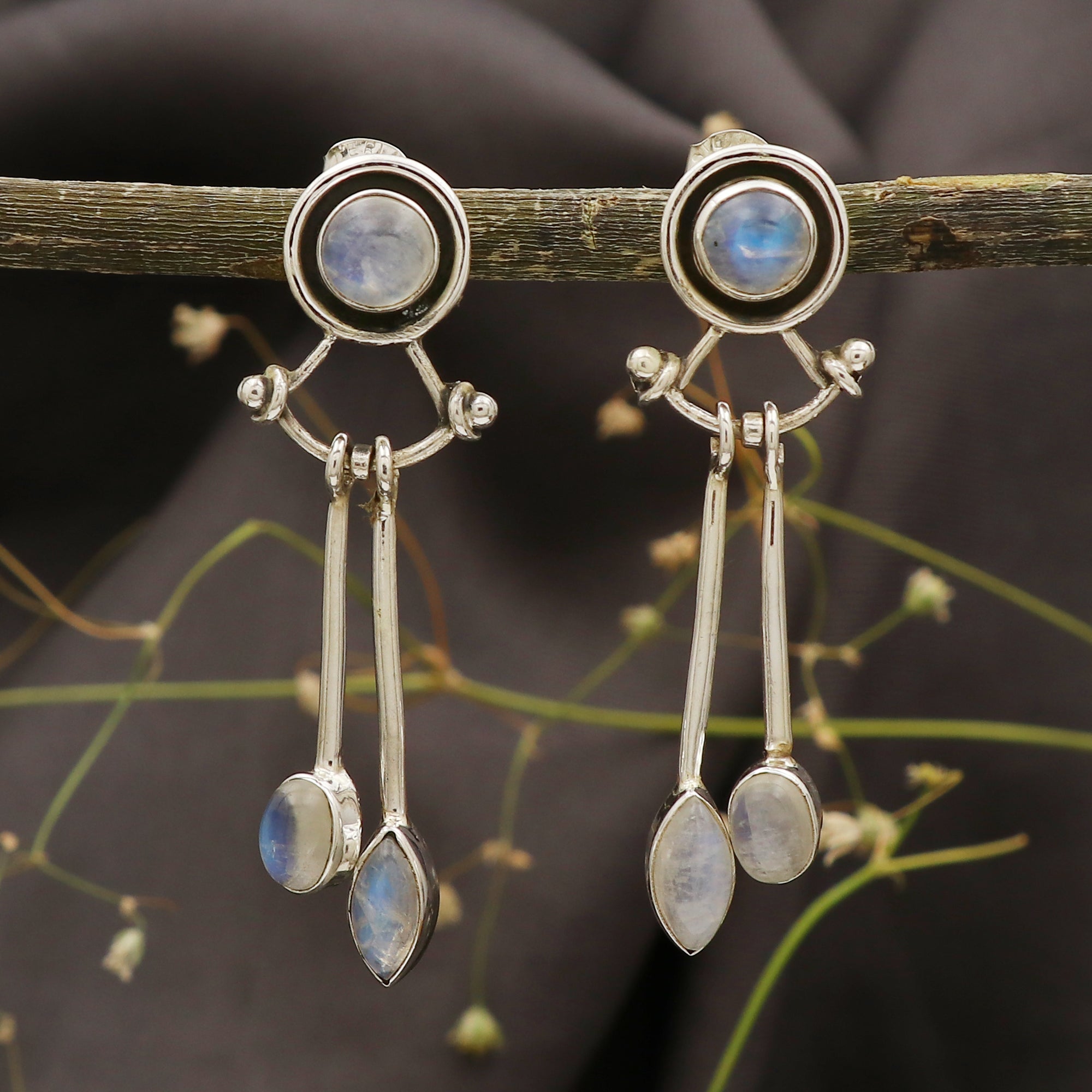 Champagne Stud Earrings