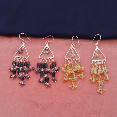 Modern Puai Triangle Earring